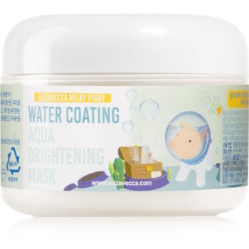 Elizavecca Milky Piggy Water Coating Aqua Brightening Mask masca de colagen pentru luminozitate si hidratare - imagine 2